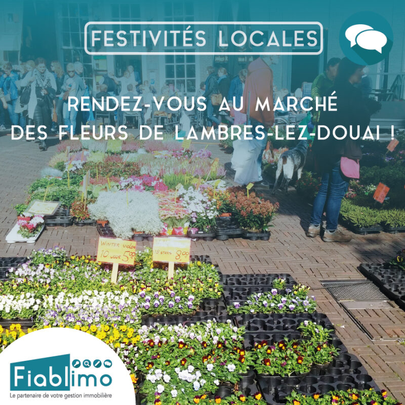 marché aux fleurs lambres lez douai